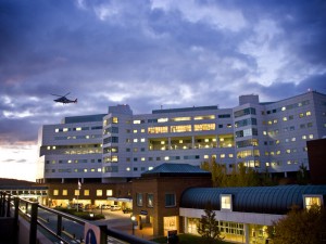 ABOUT UVA HEALTH SYSTEM-Nighttime shot